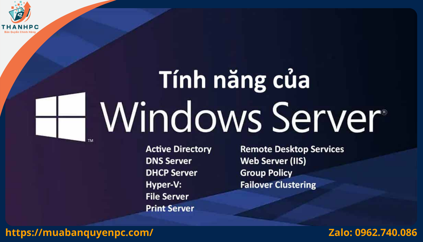 Tính năng của Windows Sever