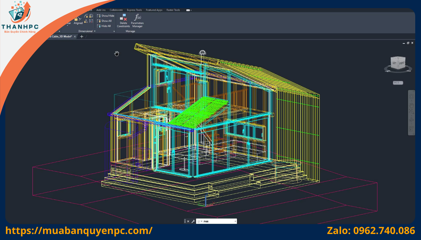Vẽ 3D trên Autocad