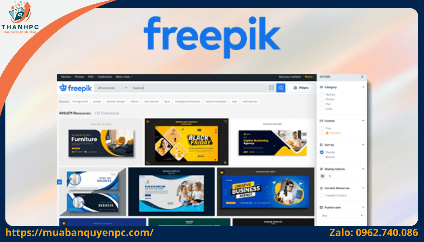Mua Freepik Premium có thể download toàn bộ hình ảnh