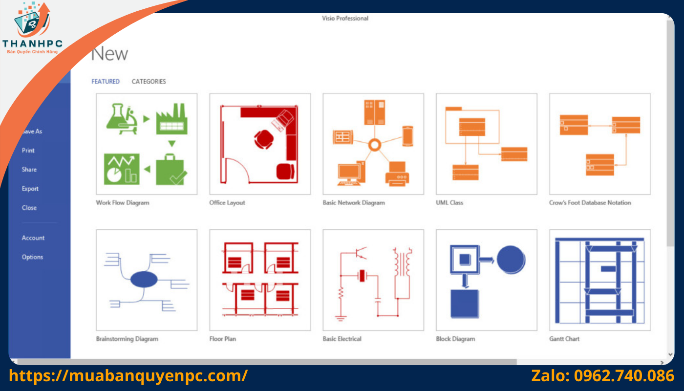 Mua key Visio giúp mở khoá nhiều tính năng