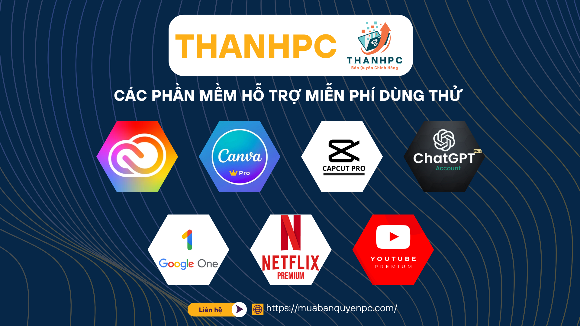 Các phần mềm được miễn phí tại ThanhPC
