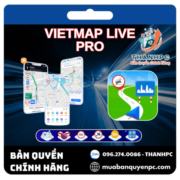 Bản quyền Vietmap Live Pro