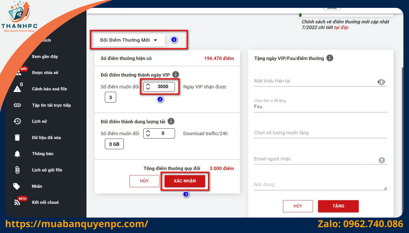 Hướng dẫn sử dụng Fshare Point